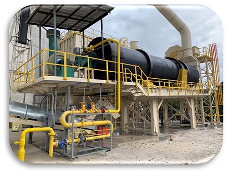 Pre-assembled fuel train after being located and wired in a Tarmac drying system in Florida.